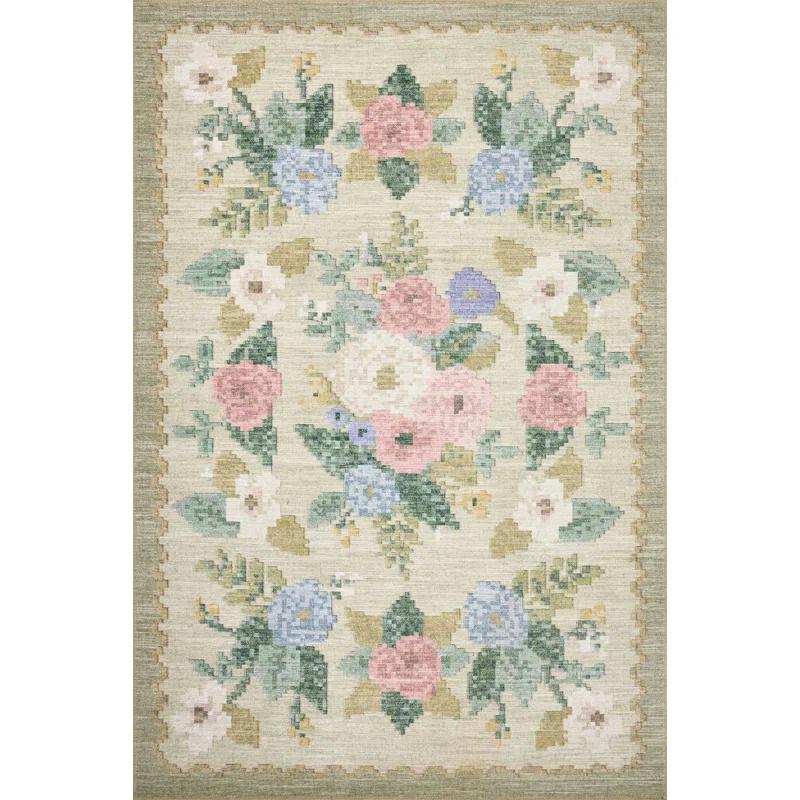 Rifle Paper Co. x Loloi Rosa Area Rug