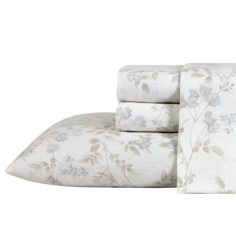 Laura Ashley Laura Ashley Cotton Flannel Cozy Sheet Sets