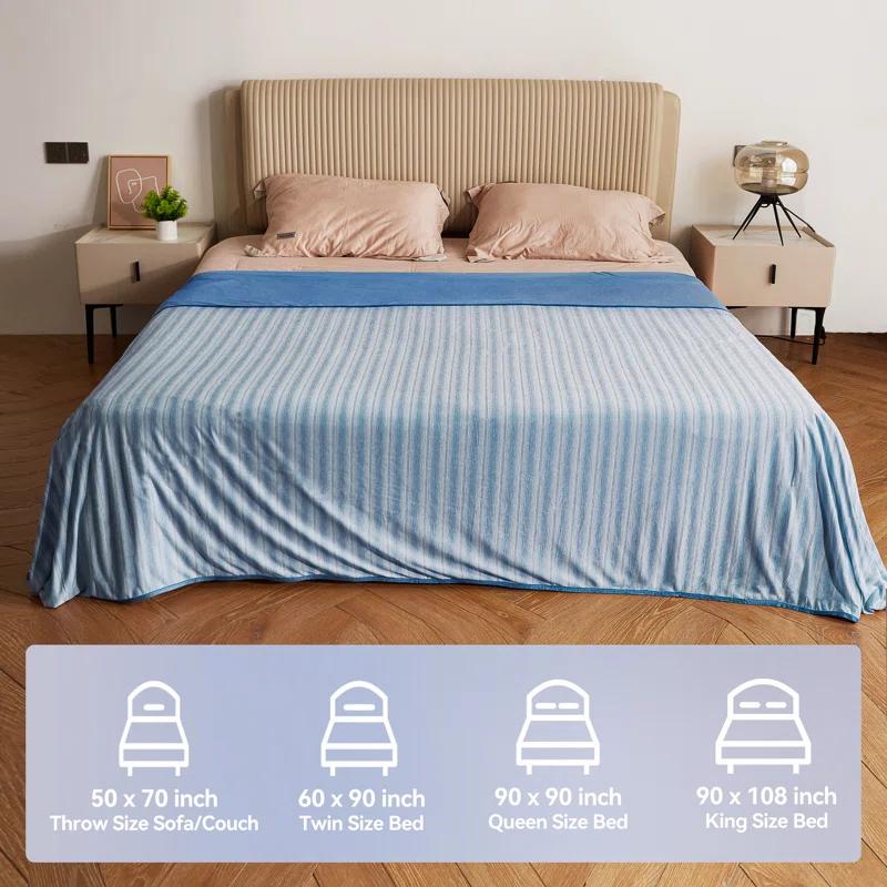 Catalonia Catalonia Lightweight Cooling Blanket for Hot Sleepers