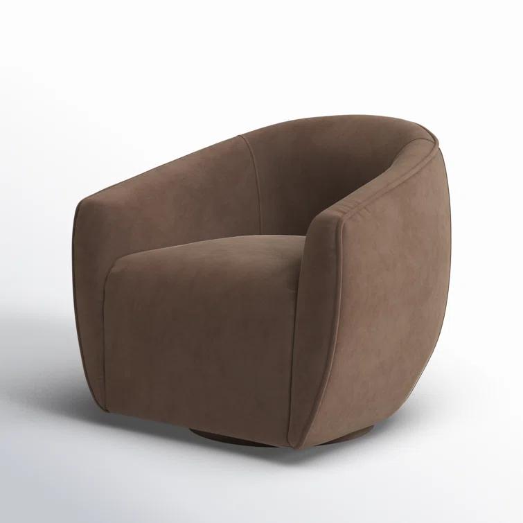 Layla Upholstered Swivel Barrel Chair