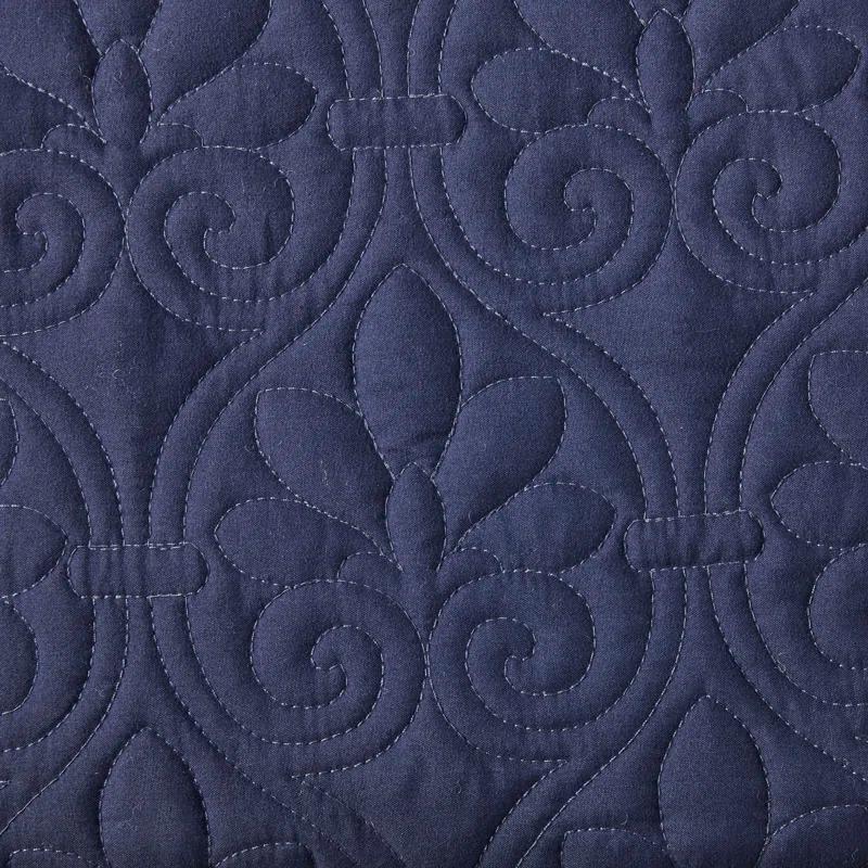 Madison Park Quebec 3 Piece Split Corner Pleated Quilted Bedspread