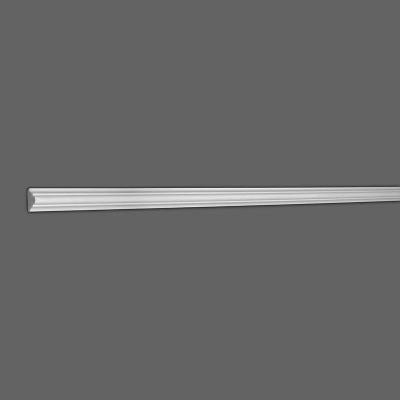 RPS-0167 0.875'' H x 96'' W x 0.375'' D Plastic Chair Rail (Set of 7)