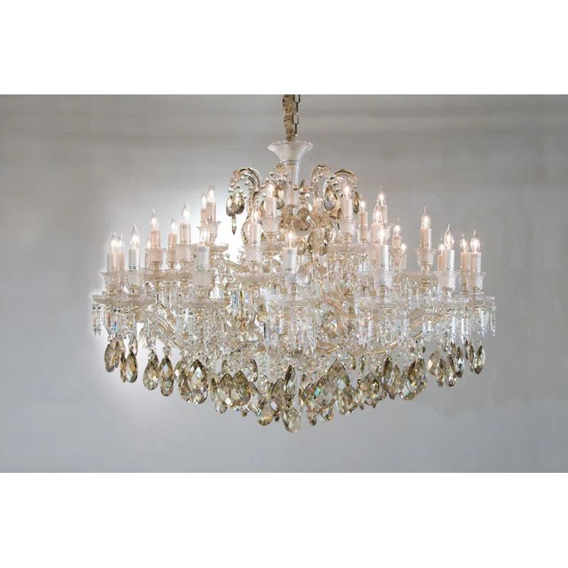 Michael Amini Chambord 37 - Light Crystal Dimmable Classic / Traditional Chandelier