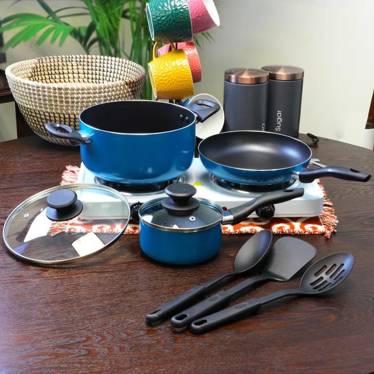 Gibson Home Gibson Home Palmer 8 Pieces Aluminum Non Stick Cookware Set