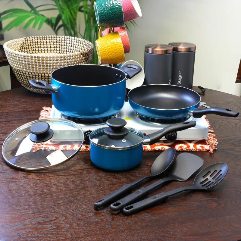 Gibson Home Gibson Home Palmer 8 Pieces Aluminum Non Stick Cookware Set