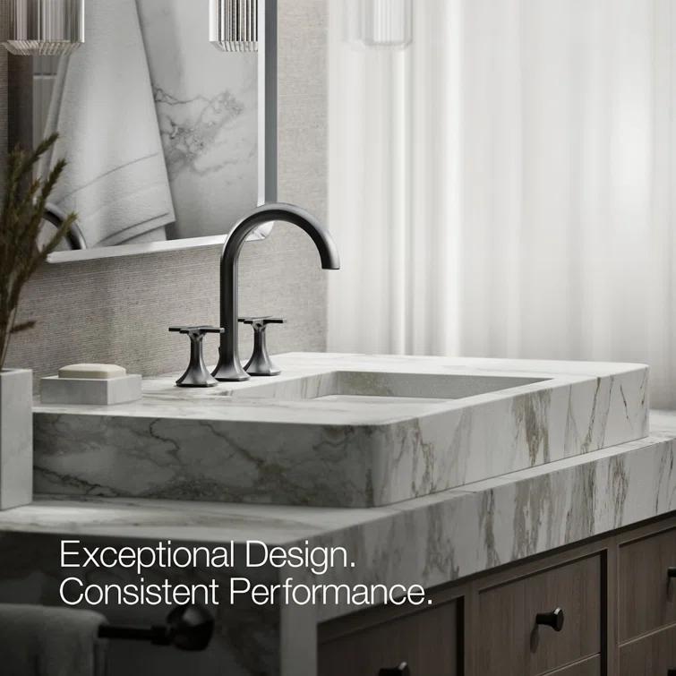 Kohler Occasion Cross Bathroom Sink Faucet Handles, 3.12" H x 3" W K-27010-3-BL