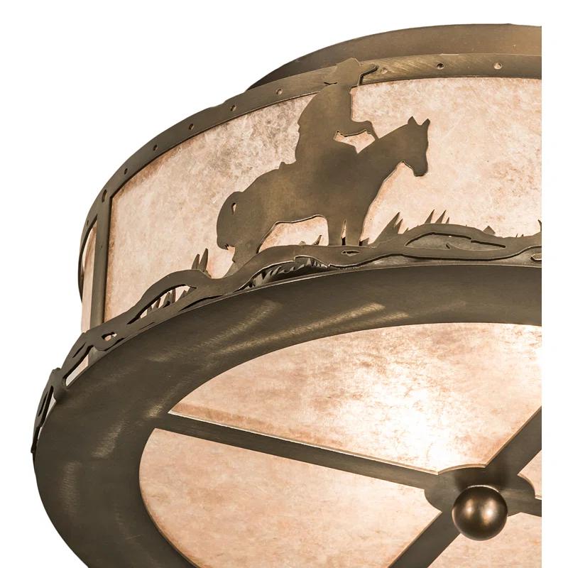 Meyda Lighting Mica Flush Mount