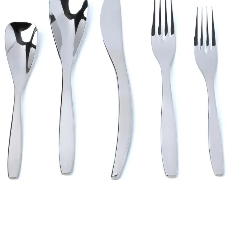 David Shaw Silverware Isla Stainless Steel Flatware Set - Service for 4