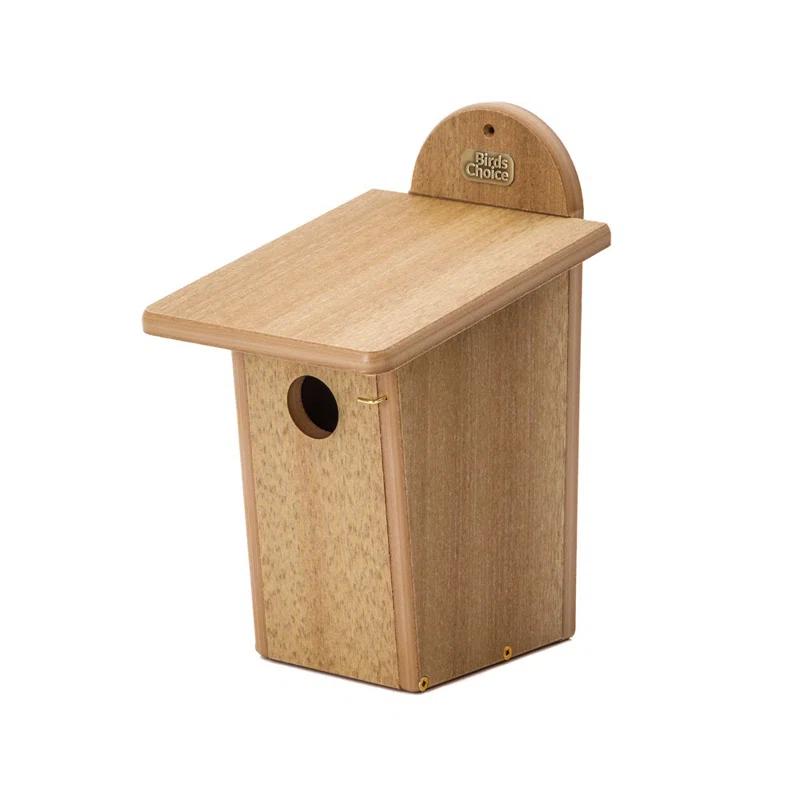 Birds Choice Bluebird House Spruce Creek Collection in Natural Teak Recycled Plastic