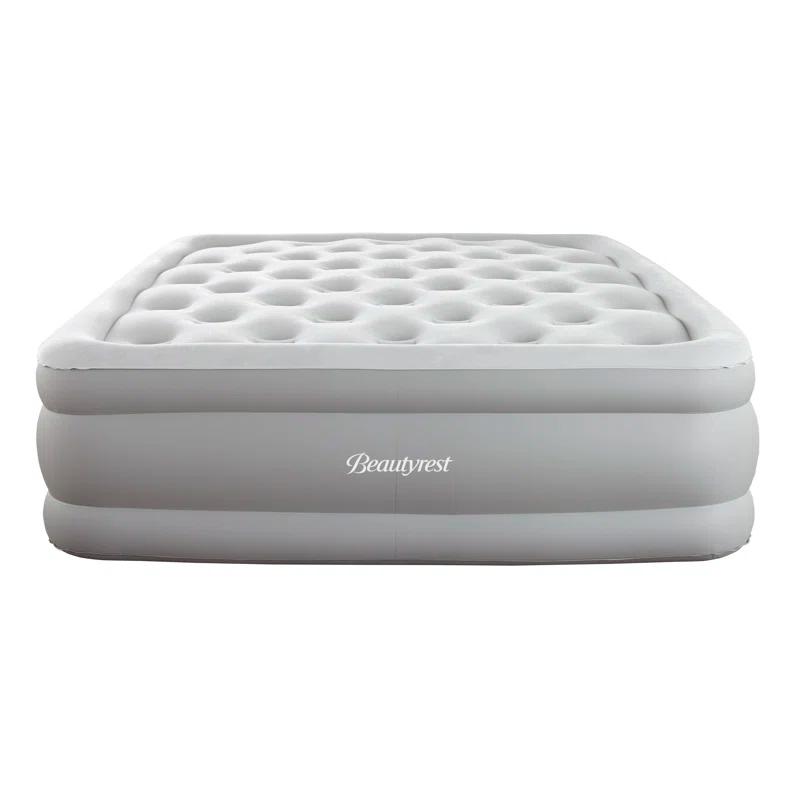 Beautyrest Beautyrest Sky Rise Inflatable Air Mattress, Electric Air Pump, Puncture Resistant Vinyl, Guest Bed