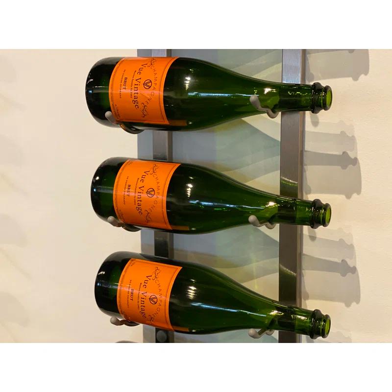 Rebrilliant Indurial Wall Mounted Wine Bottle Rack