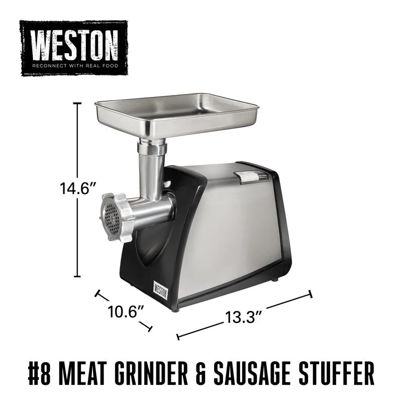 Weston Weston Stainless Steel Electric Meat And Sausage Mixer