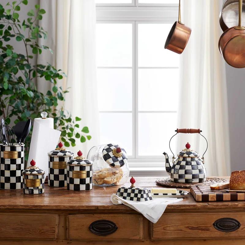 MacKenzie-Childs Courtly Check® Canister