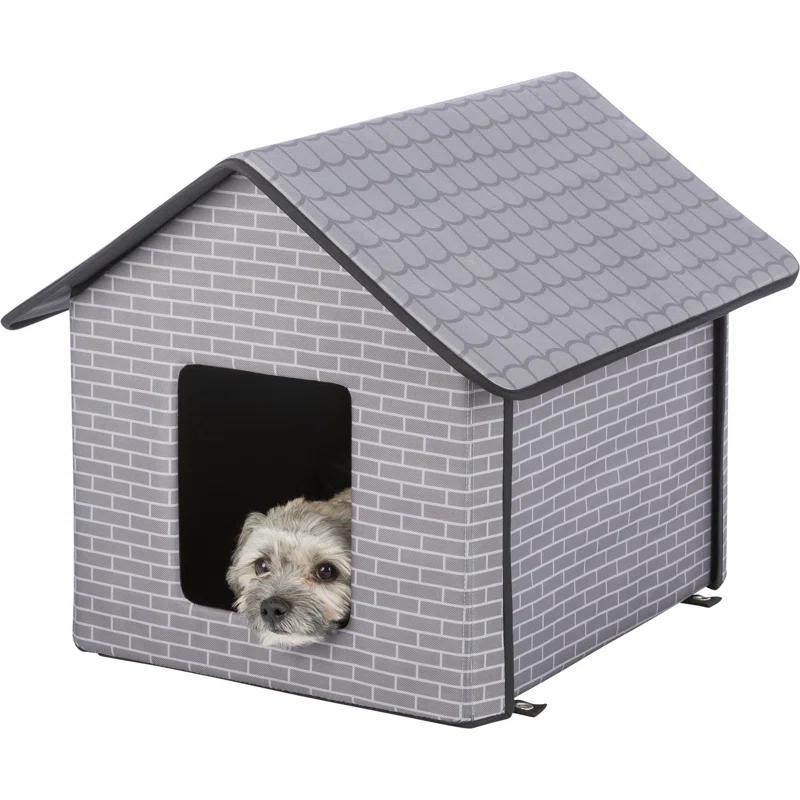 TRIXIE TRIXIE Insulated Outdoor Pet House, Waterproof Material, For Small Dogs and Cats, Feral Cats
