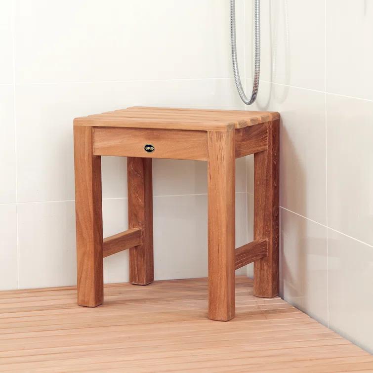 ARB Teak & Specialties Teak Shower Bench & Reviews | Wayfair
