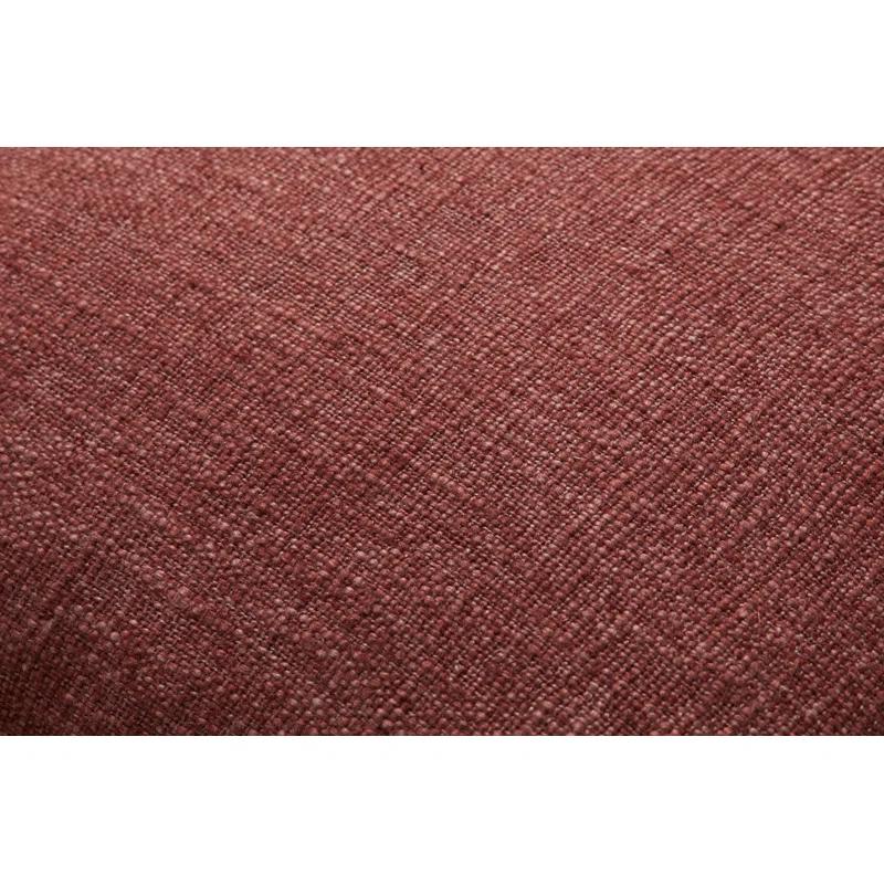 Sable Pillow by Amber Lewis x Loloi - Wine / 18" x 18" / Polyester