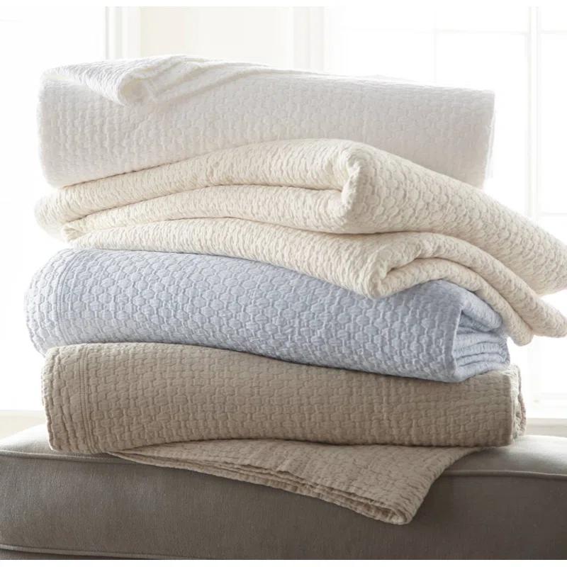 Peacock Alley Juliet Standard Cotton Modern & Contemporary Coverlet/Bedspread