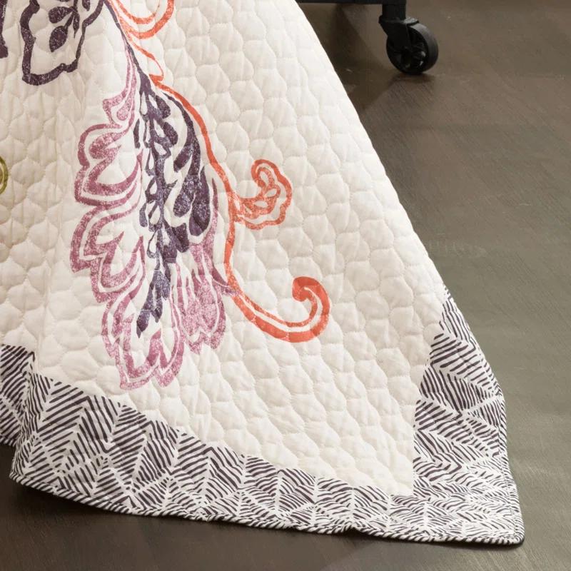 Lush Decor Aster Reversible Traditional 3 Piece Quilt Set