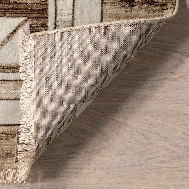 Union Rustic Agave Geometric Fringed Area Rug