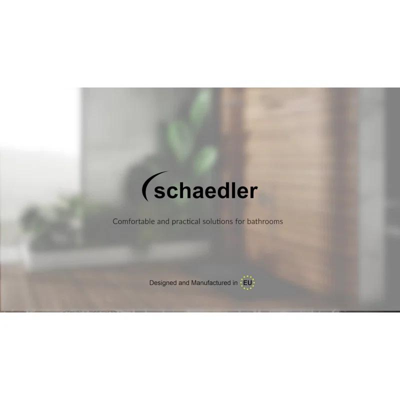 Distinct Kitchen and Bath by Schaedler Tytanit 32" x 32" Square Single Curbless Shower Base 3.83100/W/SC-M1/B/ST