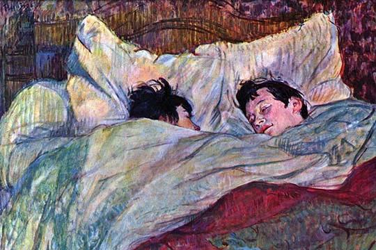 Buyenlarge " Sleeping " by Henri De Toulouse-Lautrec