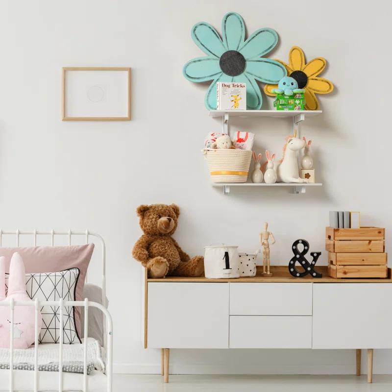 delta 24" W Wood 2-Tier Adjustable Premium Wall Shelves