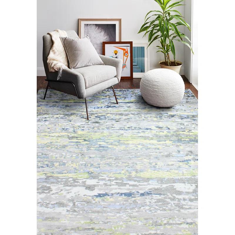 Bashian Rugs Cascade Viscose Abstract Indoor Rug
