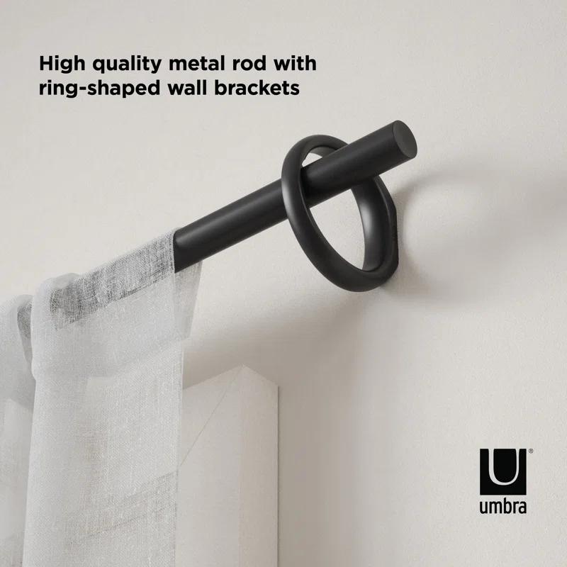 Umbra Steel Adjustable Single Curtain Rod
