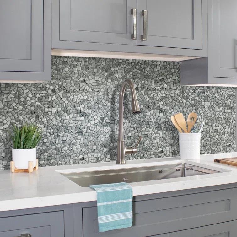 Glass Pebbles Mosaic Wall & Floor Tile