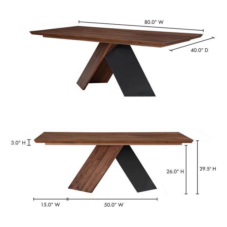 Silvia Solid Wood Dining Table