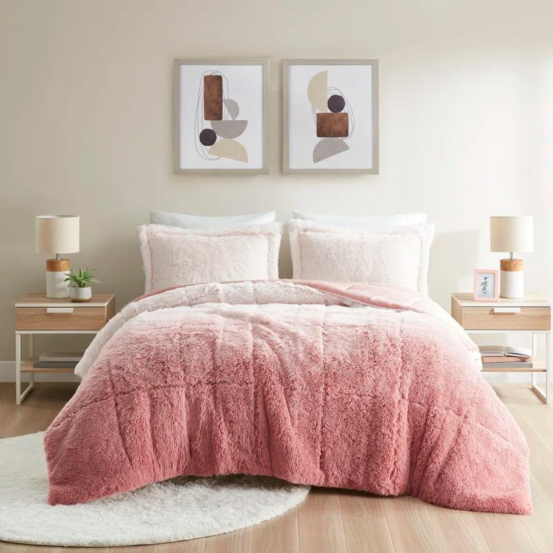 Intelligent Design Brielle Malea Shaggy Faux Fur Comforter Mini Set