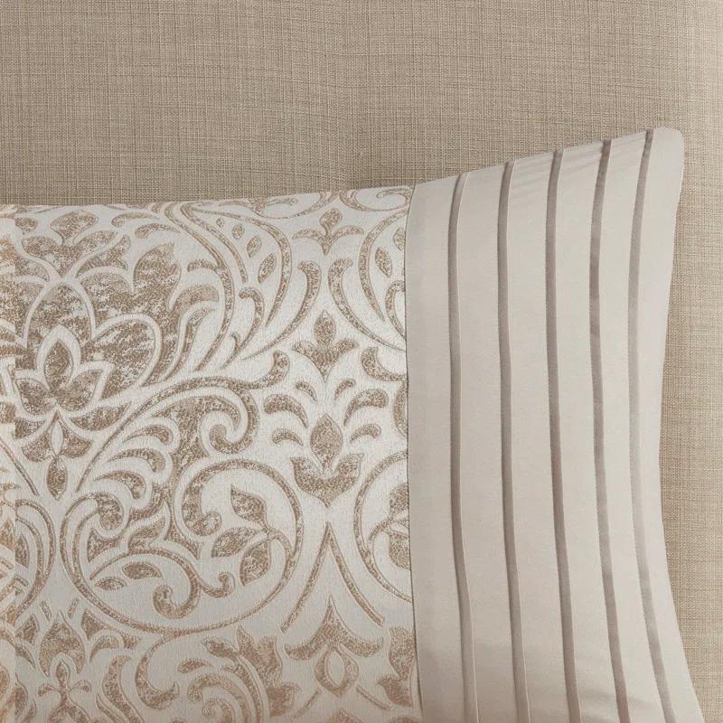 Madison Park Emilia 12 Piece Jacquard Comforter Set with Bed Sheets