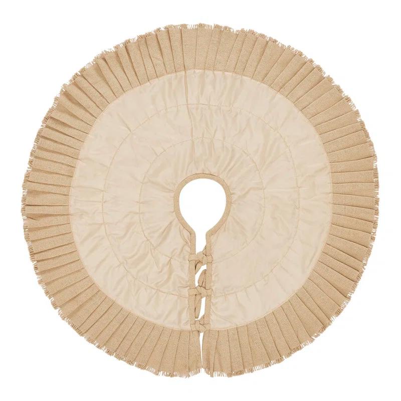 Solid Color Cotton Tree Skirt