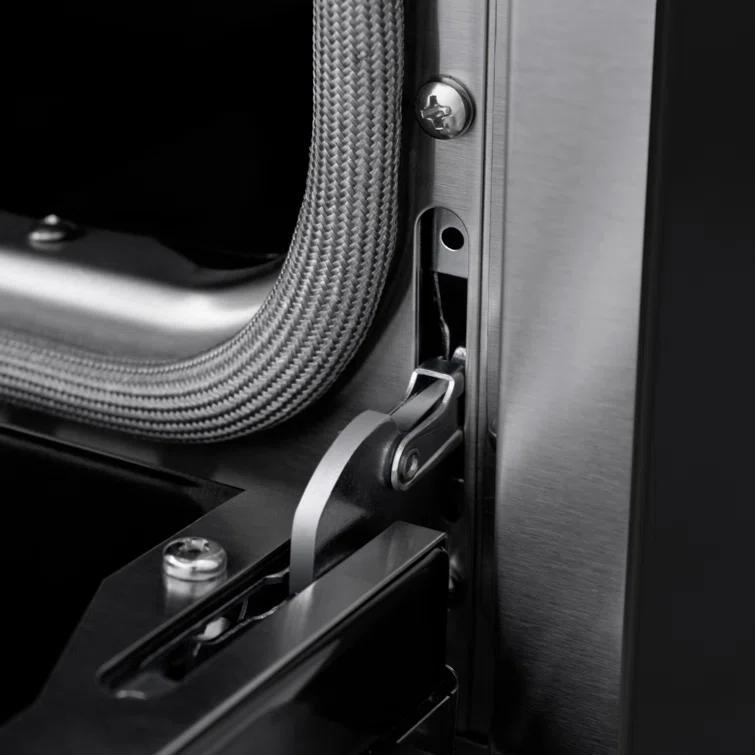 ZLINE ZLINE 48 in. 6.7 cu. ft. Paramount Double Oven Gas Range W/ 8 Burner Cooktop in Black Stainless Steel (SGRB-48) SGRB-48