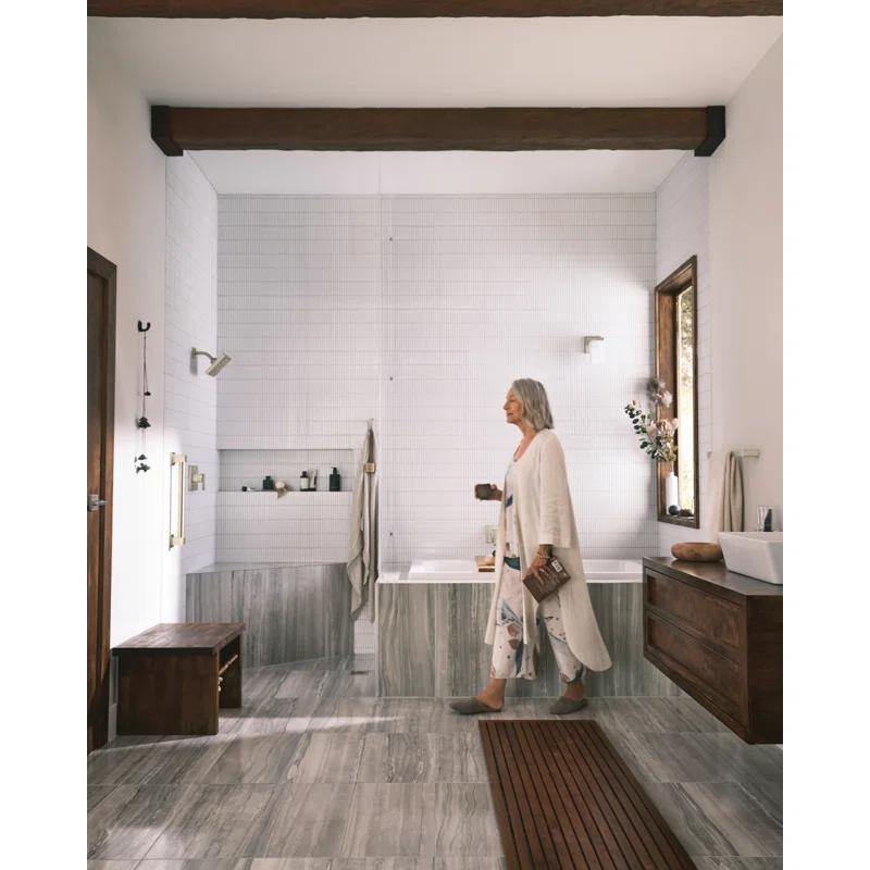 Moen BGCW10RV1618 White Vitreous China Vessel Sink For Bathroom, 18 X 15.75 X 6 Inch Rectangle Sink With Porcelain Ceramic Bowl