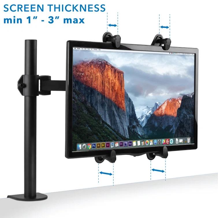 Mount-it Mount-It! VESA Mount Adapter Mounting Kit for Non-VESA HP ACER Samsung DELL Asus Monitors 13" to 27"