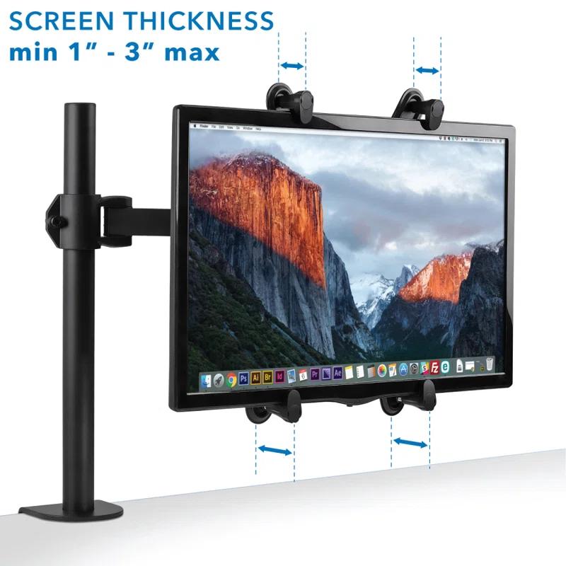 Mount-It! VESA Mount Adapter Mounting Kit for Non-VESA HP ACER Samsung DELL Asus Monitors 13" to 27"