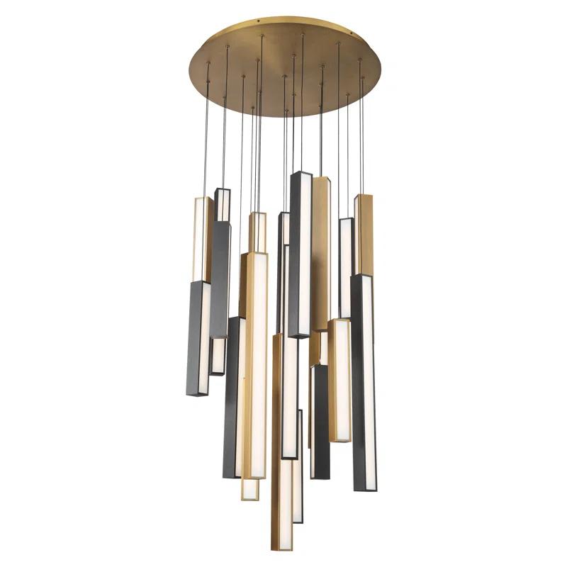 Chaos Multi LED Light Cluster Round Pendant