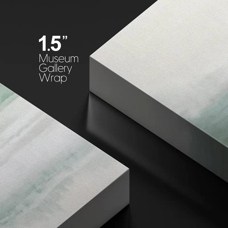 IDEA4WALL Crane Heron Bird " Pastel Beach Wave Ocean Crane Bird Nature Modern Zen Rustic "