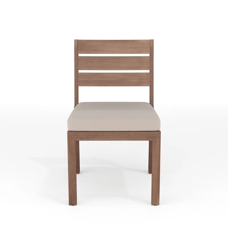 Martha Stewart Martha Stewart Bedford All-Weather Stacking Patio Side Dining Chair With Seat Cushion