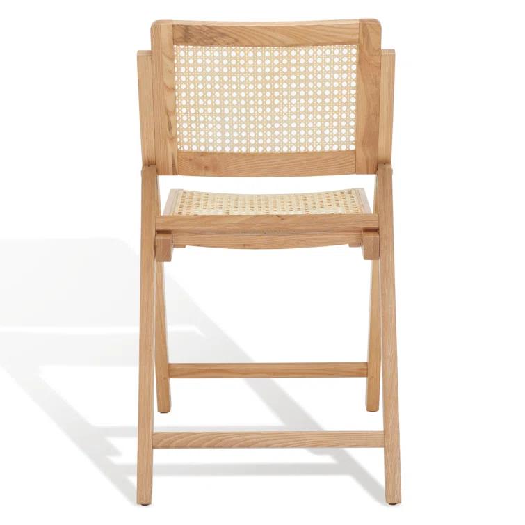 Dan Rattan Folding Dining Chair (Set of 2)