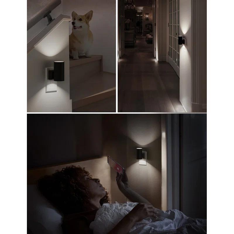 UNIVERSAL WINDOW SOLUTIONS Night Light, Bright Night Light, Night Lights Plug Into Wall, 5000K Daylight White, Dimmable Night Lights With Light Sensor, Decorative Night Lights For Hallway Bathroom Kitchen, 2 Pack