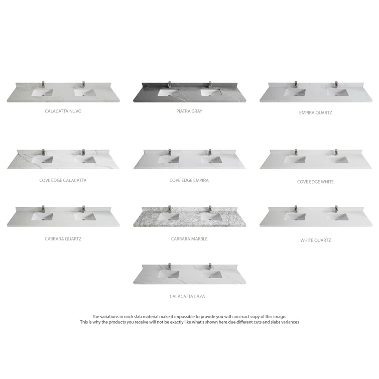 Willow Collections Aberdeen 84'' Double Bathroom Vanity with Quartz Top