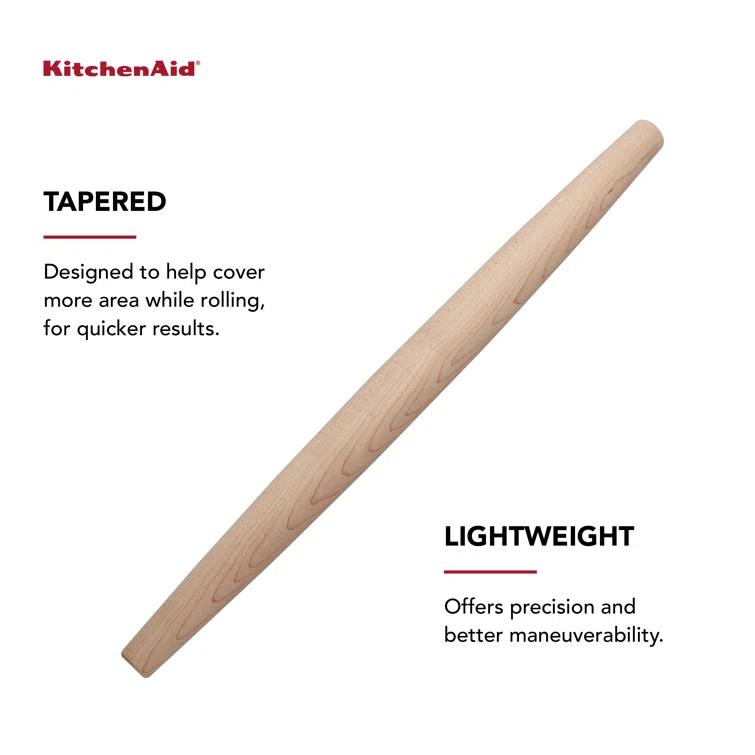 KitchenAid® KitchenAid KitchenAid Maplewood French Rolling Pin, 22-Inch, Brown