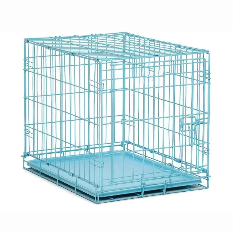 Midwest Homes For Pets MidWest Homes for Pets Folding Metal Dog Crate with Divider Panel & Leak Proof Tray