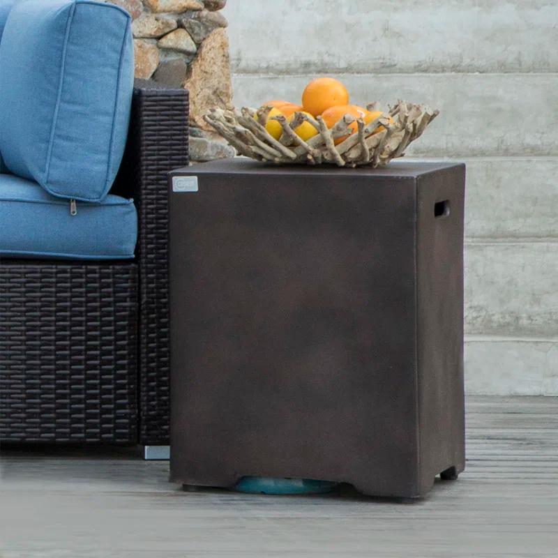 COSIEST 16'' x 16'' Rectangle Magnesium Oxide Propane Tank Cover