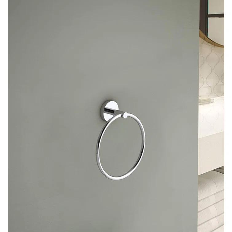 APLusee Wall Mounted Stainless Steel Bathroom Towel Ring AE101