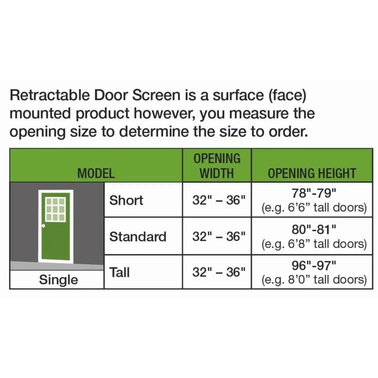 LARSON Brisa 36'' Aluminum Screen Doors