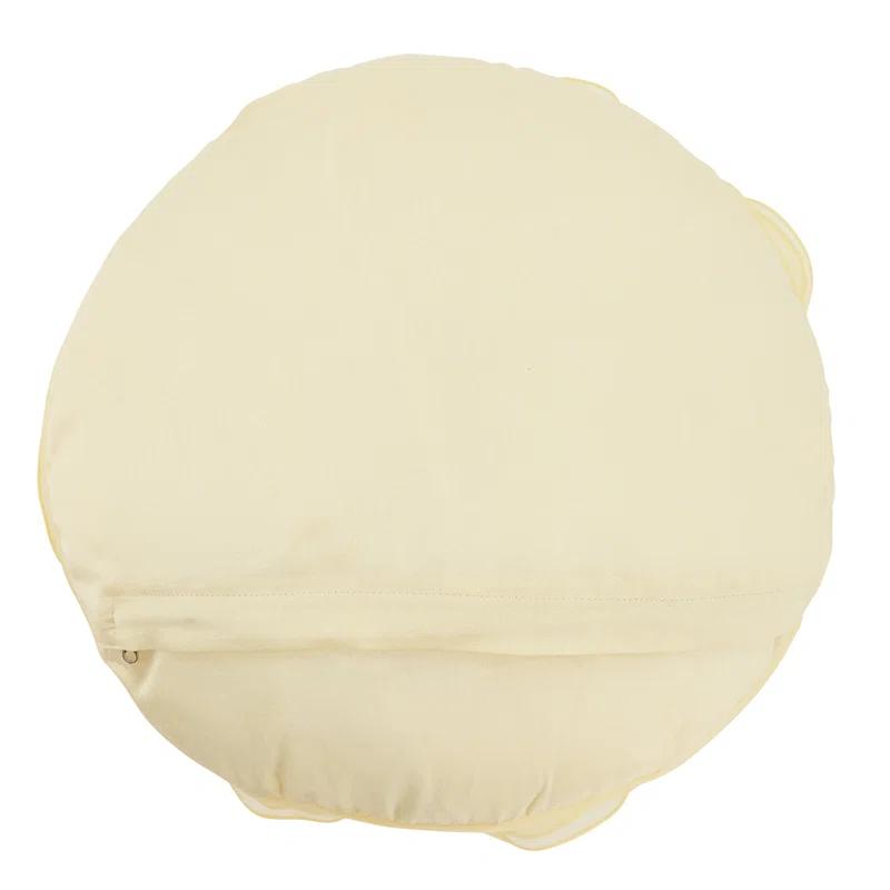 Saro Rose Collection Reversible Throw Pillow
