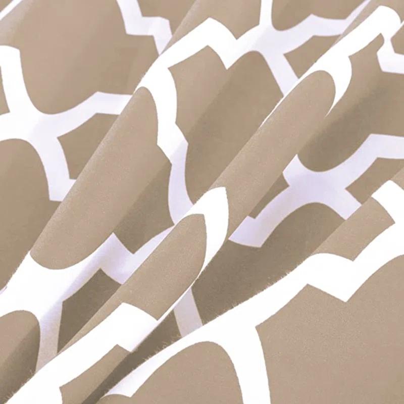 Lux Decor Collection Lux Decor Collection 1800 Series Soft Microfiber Bed Sheets Set Geometric Quatrefoil Bedding